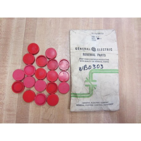 General Electric CR104PXM01R Red Cap (Pack of 19)