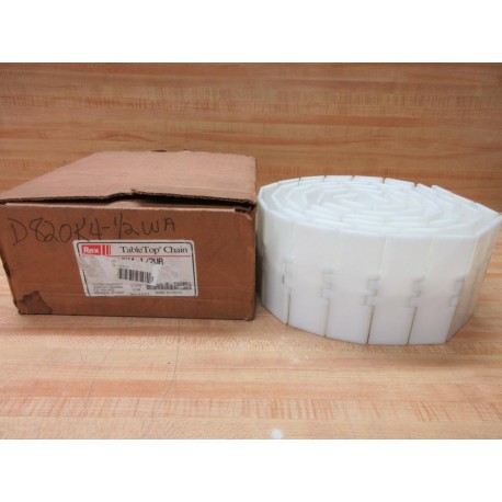 Rexnord D820K4-12WA Table Top Chain D820K412WA 8'-9" Length