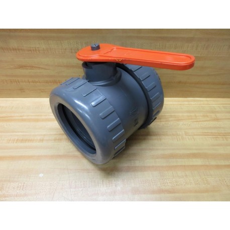 Nibco Chemtrol 951016 Tru-Bloc Ball Valve 4" Missing End Connector - New No Box