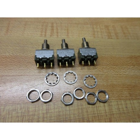 NKK Switches MB-2411 Push Button Switch MB2411 (Pack of 3) - New No Box