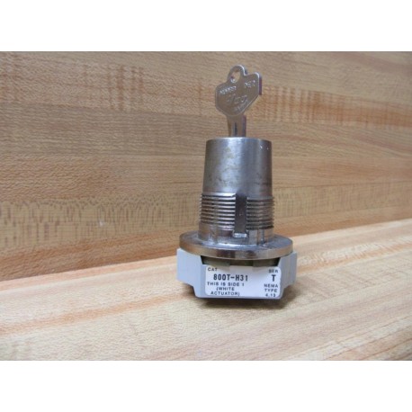 Allen Bradley 800T-H31 Lock Switch 800TH31 WKey Core Only - Used