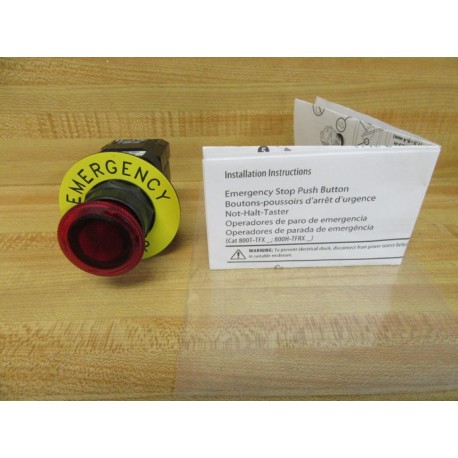 Allen Bradley 800H-FRXTP16RA1 Button Protected WLegend - New No Box