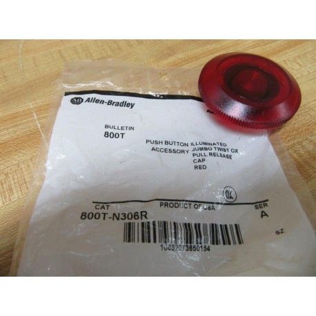 Allen Bradley 800T-N306R Illuminated Push Button 800TN306R