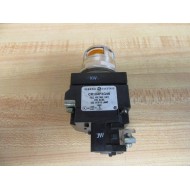 General Electric CR104PBL11E3S8 Push Button Switch Amber Button - Used