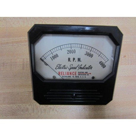 Reliance Electric 632865R Vintage Gauge 400063-14 - Used