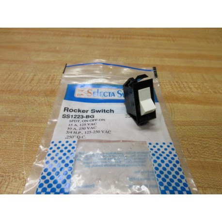 Selecta Switch SS1223-BG Carling Rocker Switch 9208