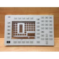ABB 3HNM05345-1 Teach Pendant Keypad Membrane 3HNM053451 WBack Panel - Used