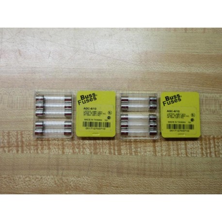 Buss AGC-610 Bussmann Fuse Cross Ref 6F010 Fine Wire Element (Pack of 10)