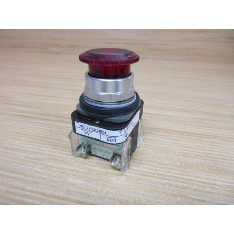 Allen Bradley 800T-FXTQL24RD4 Push Button W800T-NL24, 800T-XA - New No Box