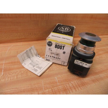 Allen Bradley 800T-FXNP16GD4 PushPull Switch W40171-002-01, 800T-XD4