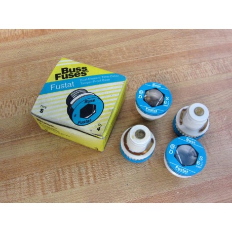 Buss S-6-14 Bussmann Plug Fuse Cross Ref 1CZ32 Blue (Pack of 4)