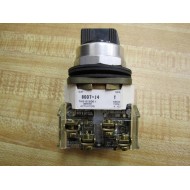 Allen Bradley 800T-J4A Selector Switch 800TJ4A Series T w800T-XA - Used