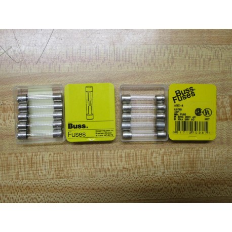 Buss AGC-4 Bussmann Fuse Cross Ref 4XH45 Jagged Wire Element (Pack of 10)