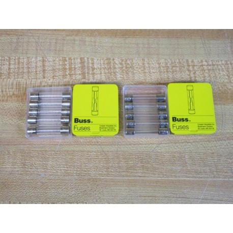 Buss AGC-5 Bussmann Fuse Cross Ref 4XH46 Jagged Element (Pack of 10)