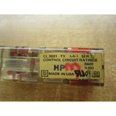 Square D 9001-LA1 Contact 9001LA1 (Pack of 6) - Used