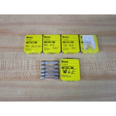 Buss AGC-20 Bussmann Fuse Cross Ref 4XH51 Metal Strip Element (Pack of 25)