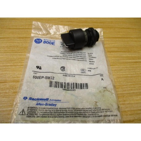 Allen Bradley 800EP-SM32 Selector Switch 800EPSM32 (3) Position