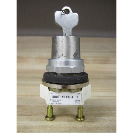 Allen Bradley 800T-N61KF4 Keyed Selector Switch - Used