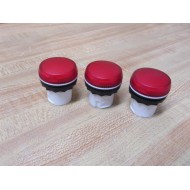 Allen Bradley 800FP-P4 Red Pilot Light 800FPP4 (Pack of 3) - Used