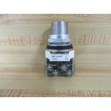Allen Bradley 800T-H3304 Keyed Selector Switch WO Key - Used
