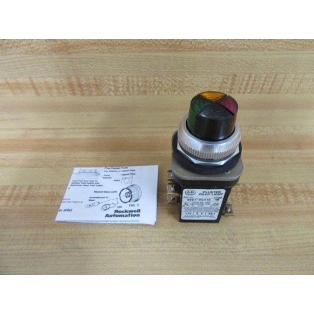 Allen Bradley 800T-PC316 Cluster Red Green Amber Black - New No Box