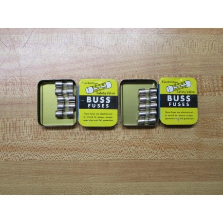Buss AGA-3 Bussmann Fuse Cross Ref 6AYC3, 1AG (Pack of 10)