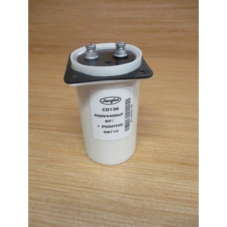 Jianghai CD138 400V 4400uF Capacitor CD138 Cracked Housing - New No Box