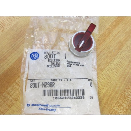 Allen Bradley 800T-N298R Illum.Knob Lever Cap 800TN298R