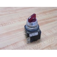 Allen Bradley 800T-16HG2KB6AX Selector Switch Red Knob - Refurbished
