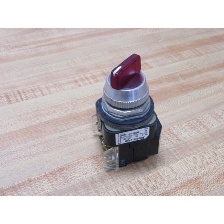 Allen Bradley 800T-16HG2KB6AX Selector Switch Red Knob - Refurbished