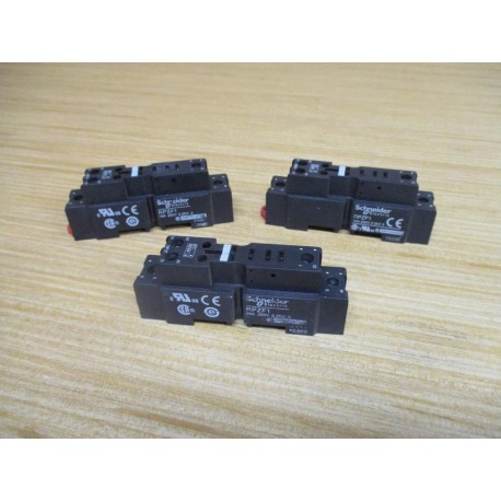 Schneider Electric RPZF1 Relay Socket (Pack of 3) - New No Box