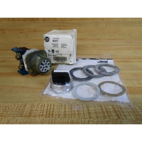 Allen Bradley 800T-H2AV Selector Switch 800TH2AV W800T-XAV