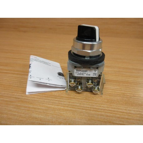 Allen Bradley 800T-J5KE7B Selector Switch 800TJ5KE7B - New No Box