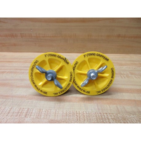 Cherne Industries 1VNF6 3" Gripper 270237 (Pack of 2) - New No Box
