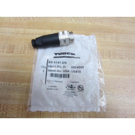 Turck BS 4141-09 Plug Receptacle U6415