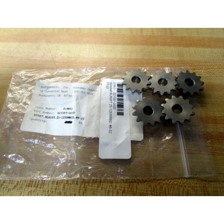 Shuttleworth 021597-0000 Sprocket RLRSFT 0215970000 (Pack of 5)