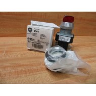 Allen Bradley 800T-6HR17KB6AX 2 Pos Selector Switch