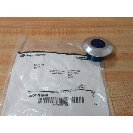 Allen Bradley 800T-N159B Blue Button Cap 800TN159B