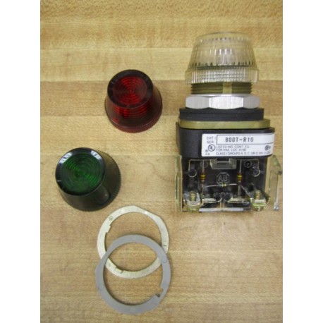 Allen Bradley 800T-R10 Pilot Light C,R,G Lens - New No Box