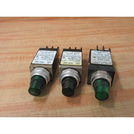 Allen Bradley 800T-PS16 Pilot Light 800TPS16 Green 800T-PS16G (Pack of 3) - Used