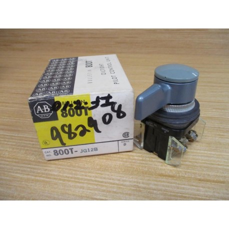 Allen Bradley 800T-JG12B Pilot Control Switch 800TJG12B