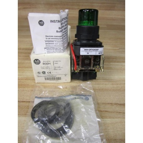 Allen Bradley 800H-QRTH24GAP Pilot Light 800HQRTH24GAP