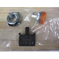 Allen Bradley 800FM-P0MN3W Amber Pilot Light 800FM-POMN3W