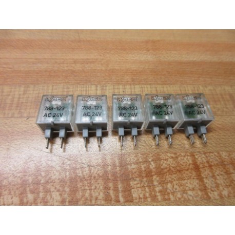 Wago 788-123 Accessory For Relay Module 788123 (Pack of 5) - New No Box