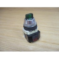 Allen Bradley 800T-16JX91KB7 Selector Switch 800T16JX91KB7 Green - Used