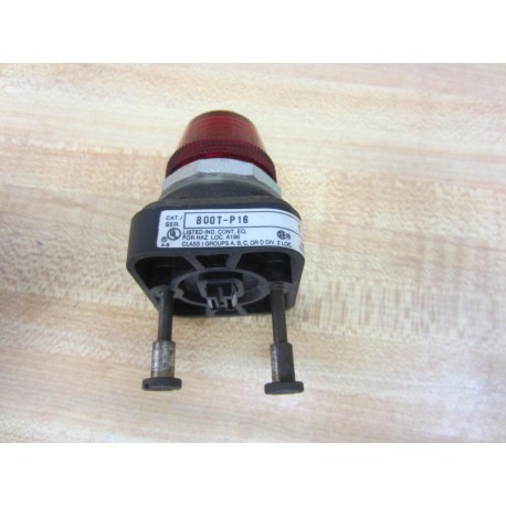 Allen Bradley 800T-P16R Pilot Light 800TP16R Series N - Used