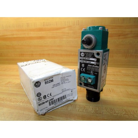 Allen Bradley 802M-NPJ4NF Pre-Wired Limit Switch WHead 802MNPJ4NF