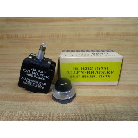 Allen Bradley 800H-PK46G Pilot Light 800HPK46G WPK-46