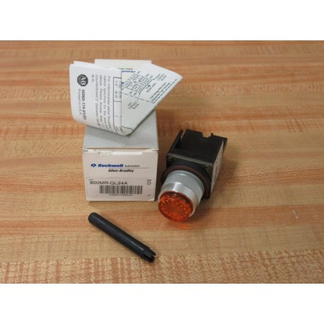 Allen Bradley 800MR-QL24A Small Round Pilot Light 800MRQL24A