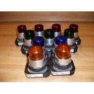 Allen Bradley 800T-QT24 Pilot Light No Contacts (Pack of 11) - Used